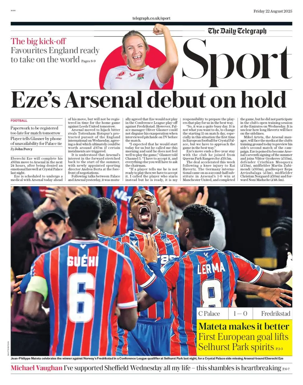 Newcastle prepare for new Isak bid - Friday's gossip