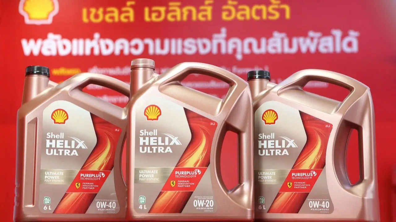 Shell Helix Ultra น้ำมันเครื่องตราหอยสูตรใหม่ล่าสุด