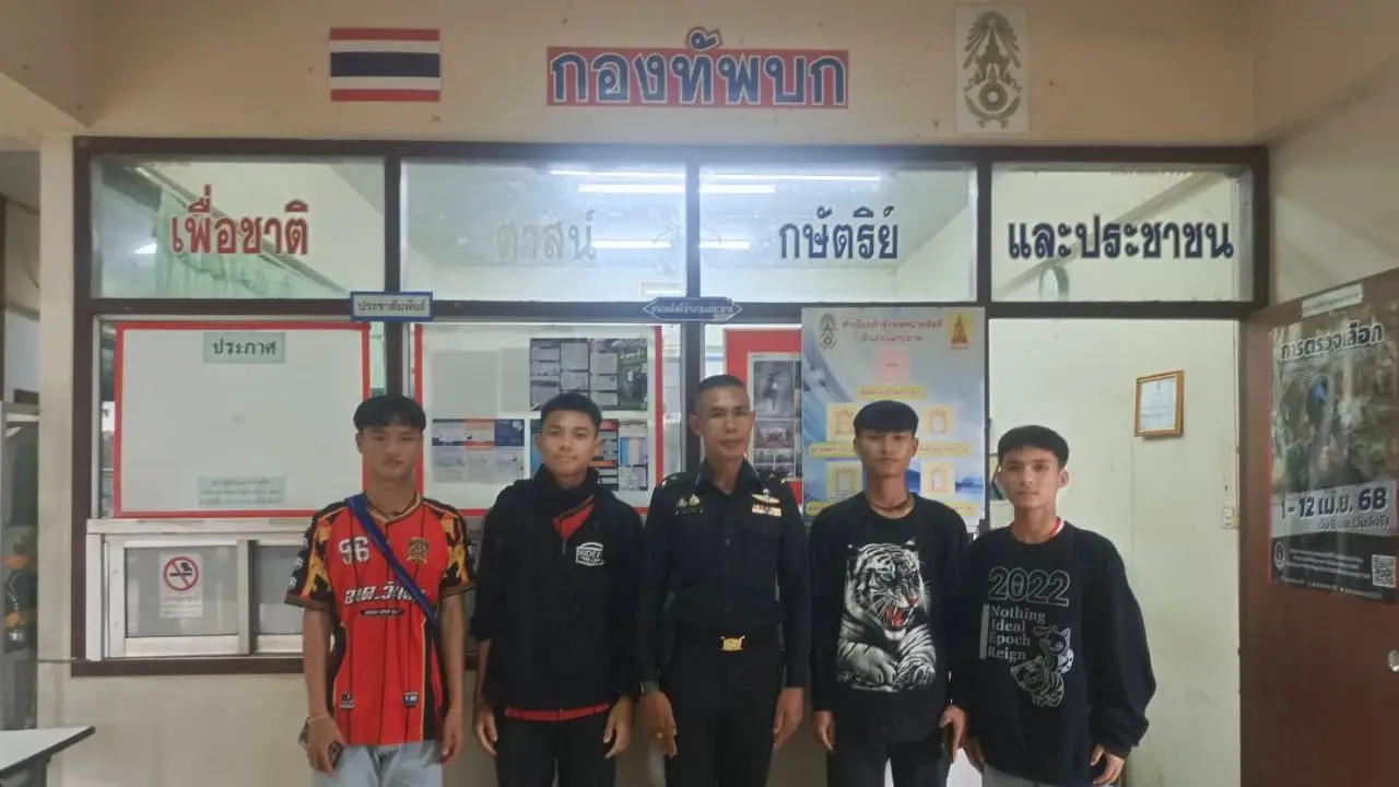 เลือดรักชาติพุ่ง หนุ่มดอยแม่ระมาด แห่สมัครทหารเกณฑ์ หวังทำหน้าที่ปกป้องแผ่นดิน