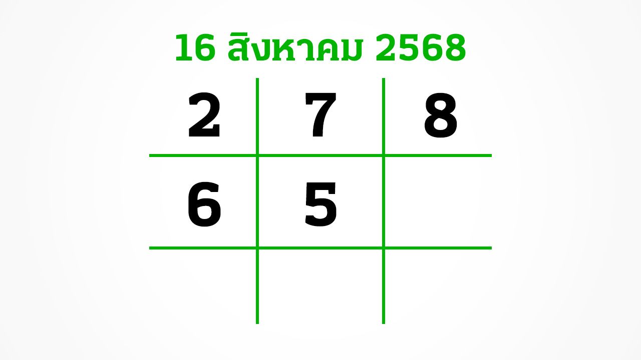 อีก 3 วันหวยออก งวดนี้สลากไม่สัญจร อย่าลืมส่อง 'เลขเด็ดงวดนี้' 16/8/68
