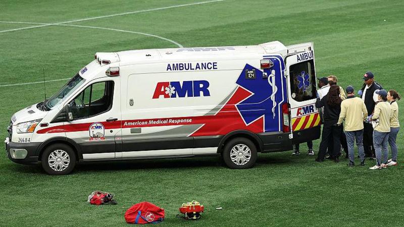 US midfielder DeMelo 'stable' after collapsing on pitch