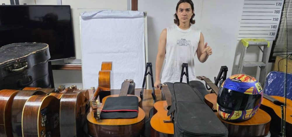 รวบได้แล้ว โจรยกเค้าบ้าน 'แน็ก ชาลี' ยึดของกลางคืนได้เพียบ