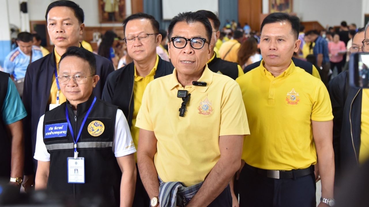 เลขาธิการ กกต. ลงพื้นที่ติดตามการตรวจรับวัสดุอุปกรณ์เลือกตั้งซ่อมศรีสะเกษ