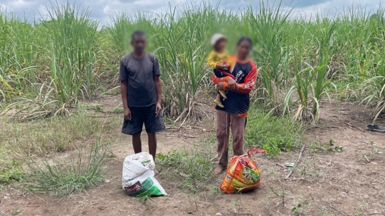 สุดรันทด ชาวกัมพูชาหอบลูกลอบเข้าไทย 'เก็บผัก-ของป่า' หลังบ้านเกิดหาของกินยาก