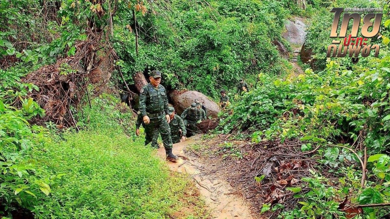 รองแม่ทัพภาคที่ 2 ลงพื้นที่ ตรวจเยี่ยมความเป็นอยู่ของกำลังพลบน 'ภูมะเขือ'