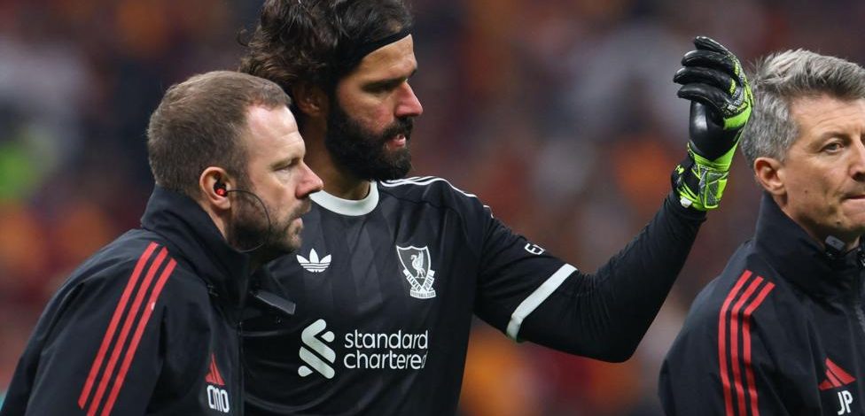 Injured goalkeeper Alisson 'will not play on Saturday'