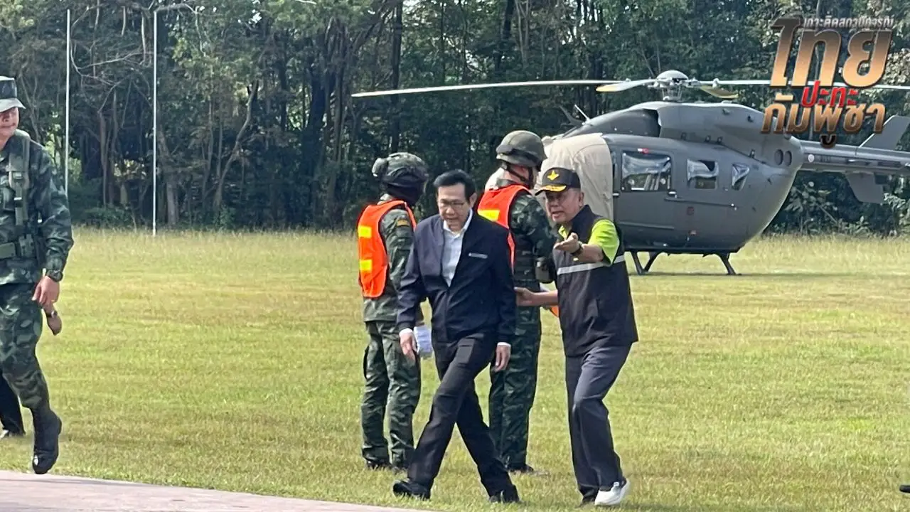 'บิ๊กดุลย์' ขออย่าเชื่อผลักดันชาวกัมพูชาแล้วเหตุจะลุกลาม-'อรรถพล' เยี่ยมปั๊มที่โดนระเบิด