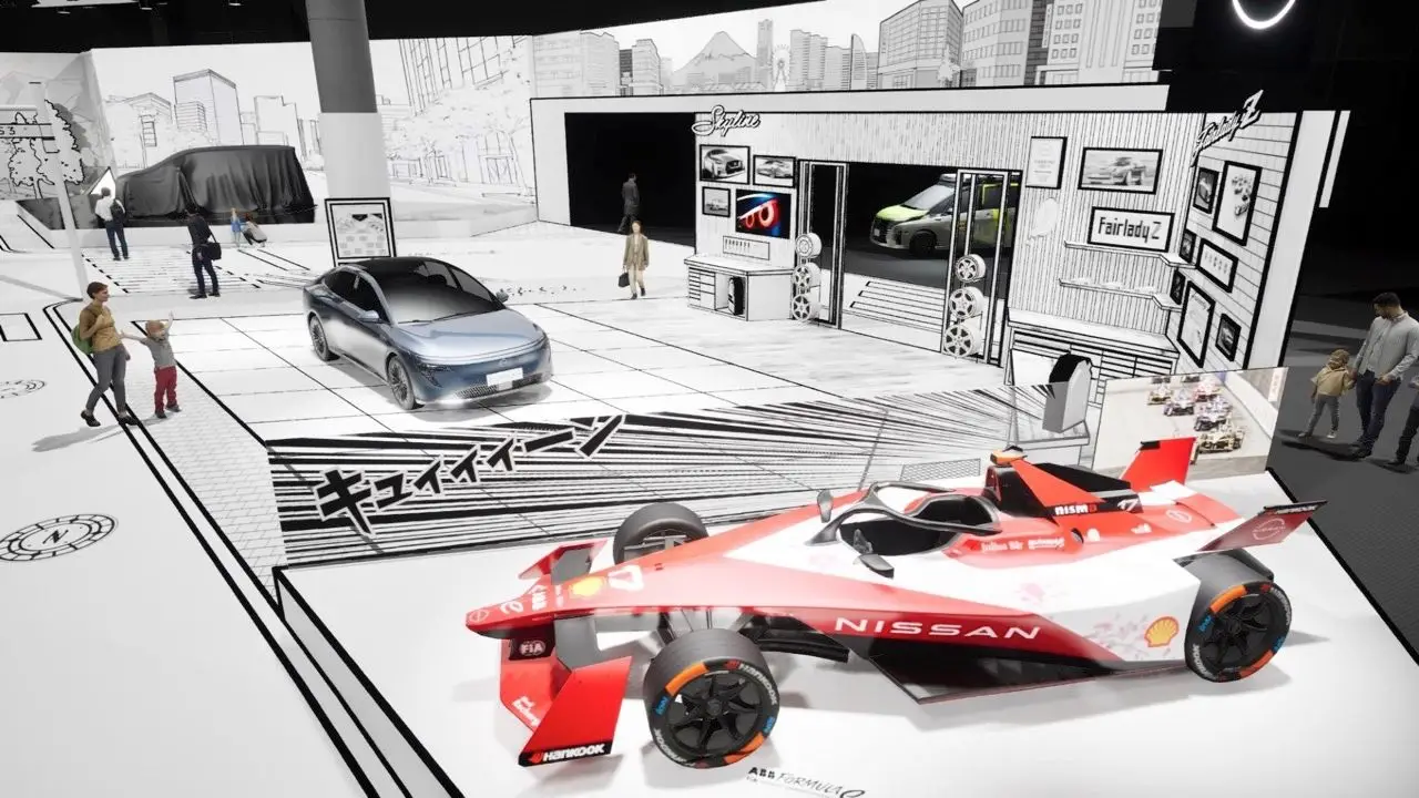 NISSAN จัดแสดงยานยนต์ต้นแบบแนวคิดผสมผสานความเป็นญี่ปุ่นผ่านบูทธีมมังงะ ในงาน JMS 2025
