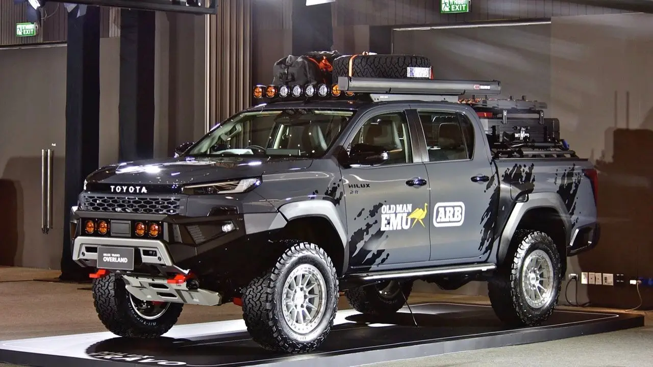 ภาพคันจริงตัวแต่ง TOYOTA HILUX TRAVO DOUBLE CAB 4TREX 2.8 OVERLAND PLUS AT