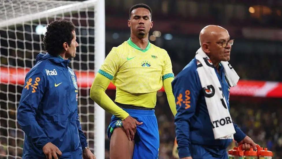 Gabriel suffers groin injury in Brazil friendly win