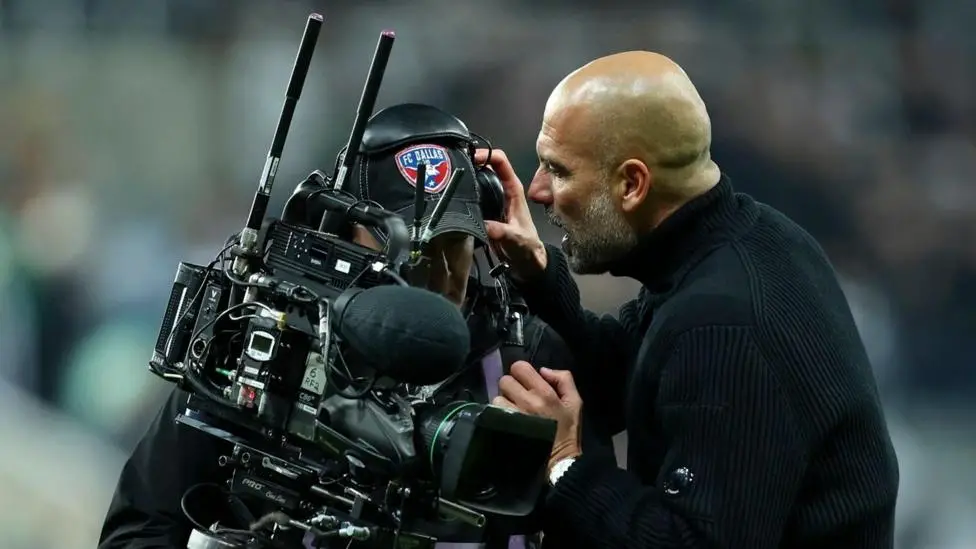 Guardiola 'embarrassed and ashamed' of behaviour