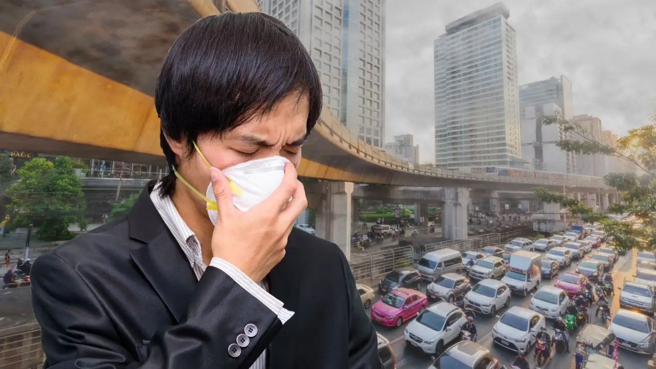 กทม. ขอความร่วมมือ 'ทำงานที่บ้าน' 4 ธ.ค.นี้ ค่าฝุ่น PM 2.5 สีส้มมากกว่า 35 เขต
