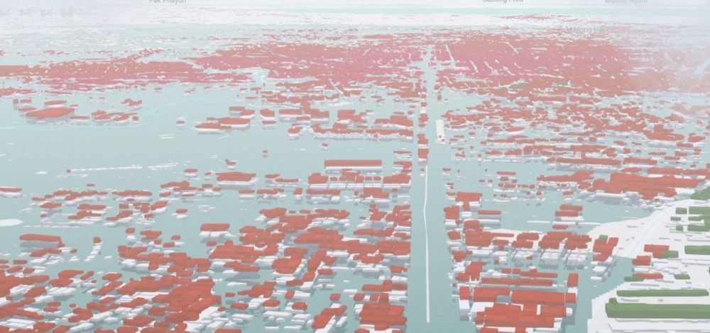 GISTDA วิเคราะห์น้ำท่วมหาดใหญ่ บ้านเรือนเสียหายกว่าแสนหลัง คาดฟื้นฟูกว่า 1.2 พันล้านบาท