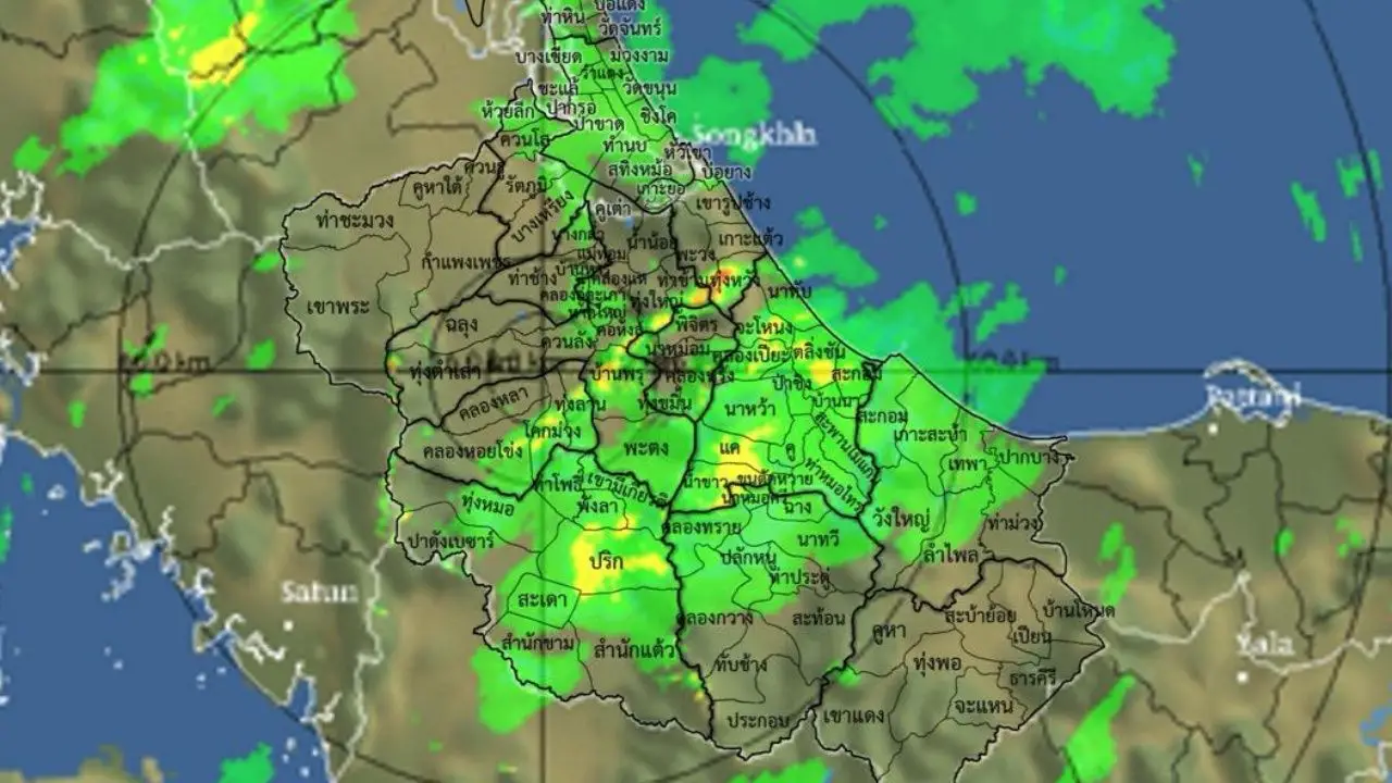 เทศบาลนครหาดใหญ่ ประกาศ 'ธงเขียว' ภาพรวมสถานการณ์น้ำกลับสู่สภาวะปกติ พบฝนเล็กน้อย