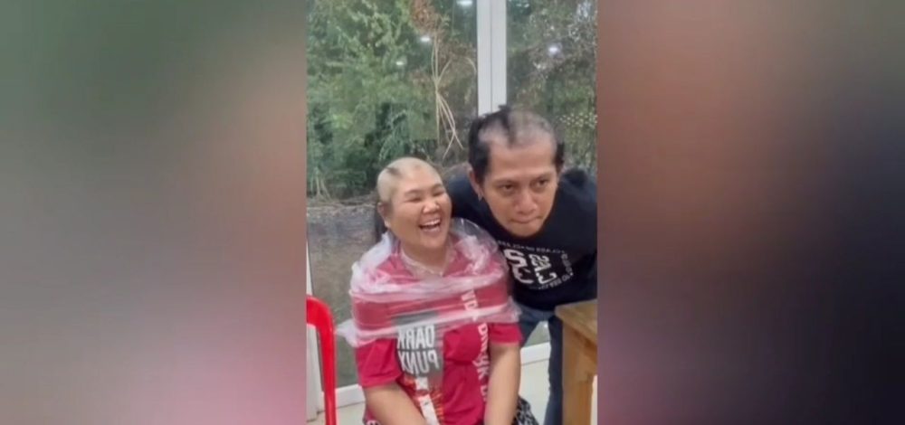 ไวรัลซึ้งใจ สามีโกนหัวเป็นเพื่อนภรรยา อยู่เคียงข้างในวันที่ป่วยเป็นมะเร็ง