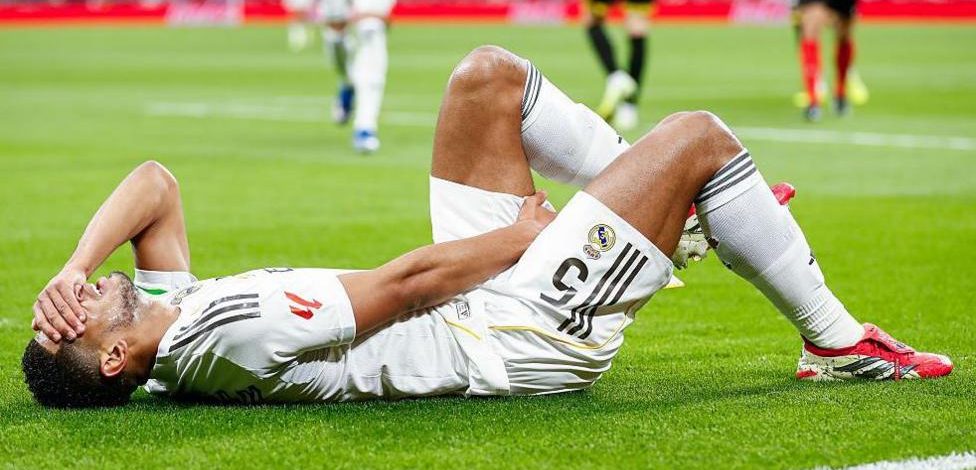Bellingham suffers injury on Real duty